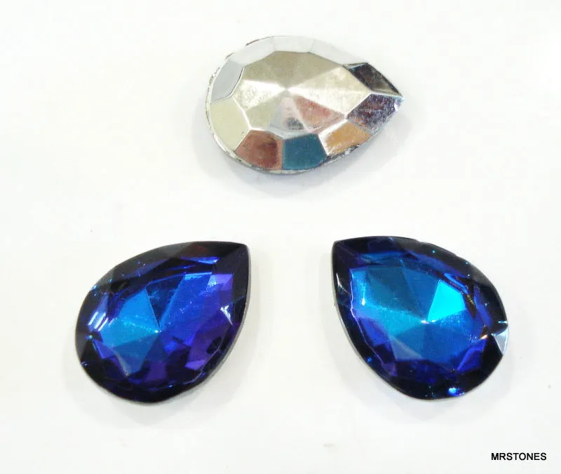 18x13mm (4320/2) TTC Heliotrope / Bermuda Blue Pendeloque Shape