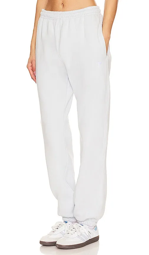 7 Days Active Organic Fitted Sweat Pants in Baby Blue