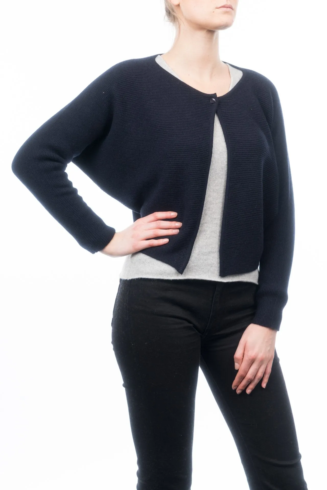 Cardigan corto 100% Cashmere