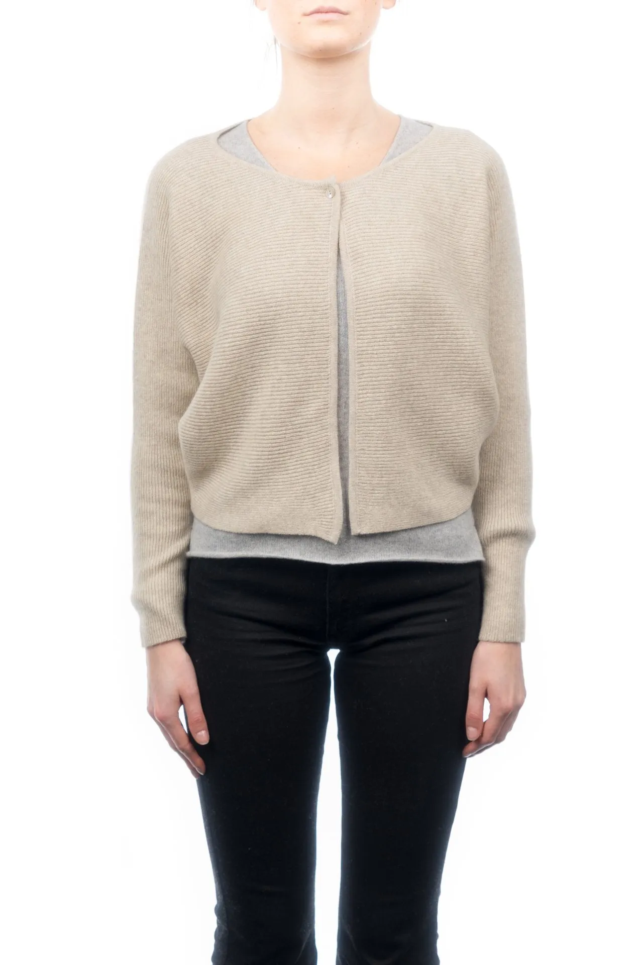 Cardigan corto 100% Cashmere