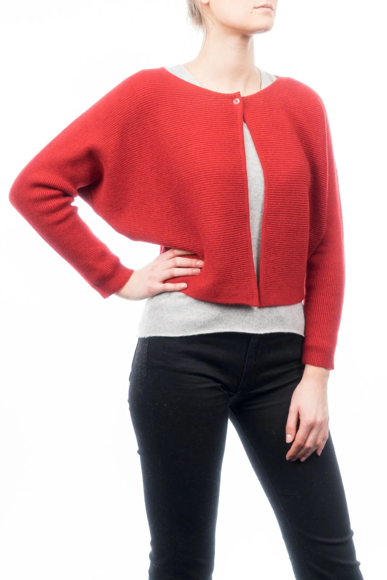 Cardigan corto 100% Cashmere