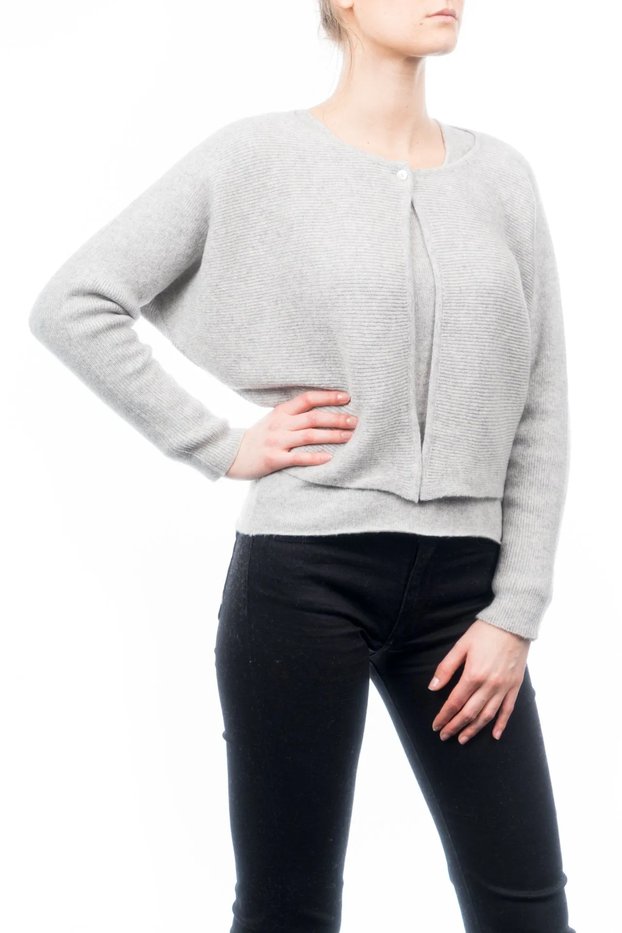 Cardigan corto 100% Cashmere