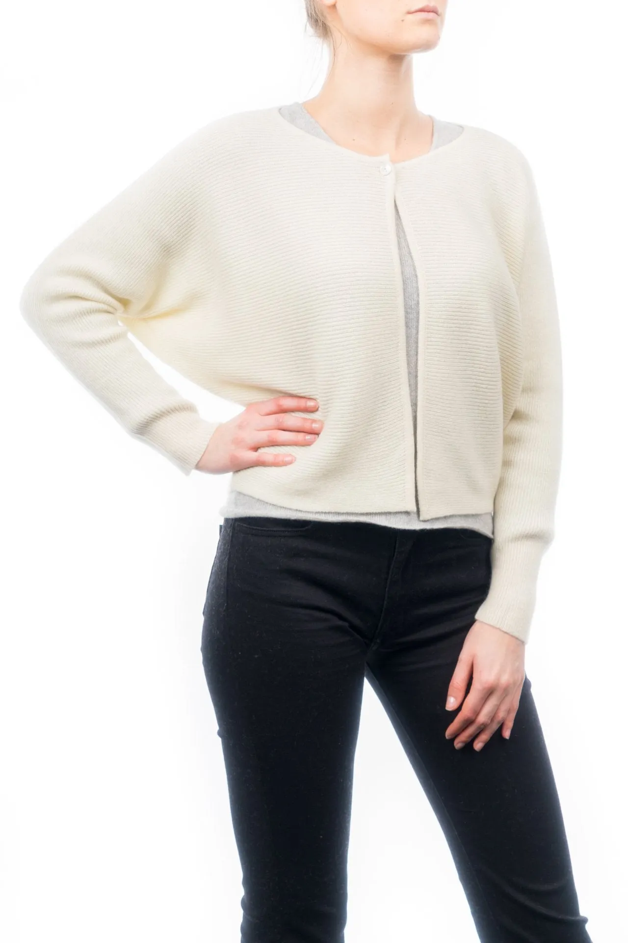 Cardigan corto 100% Cashmere