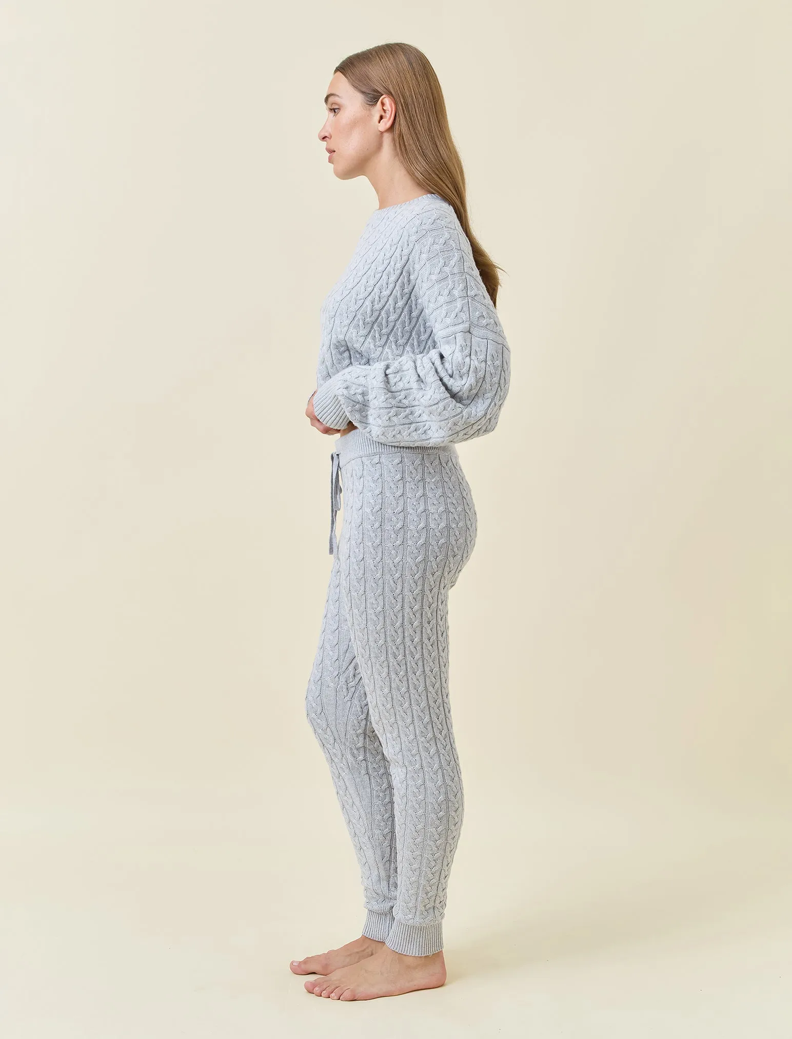 Cosy Cable Cotton Cashmere Legging