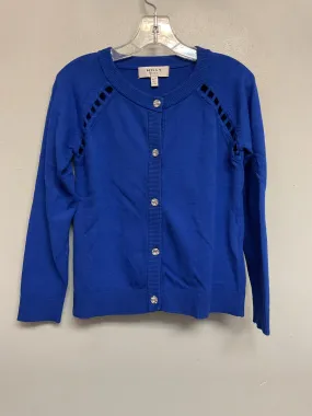 Milly Minis Size 6 Royal Blue Cotton Girls Sweaters & Vests