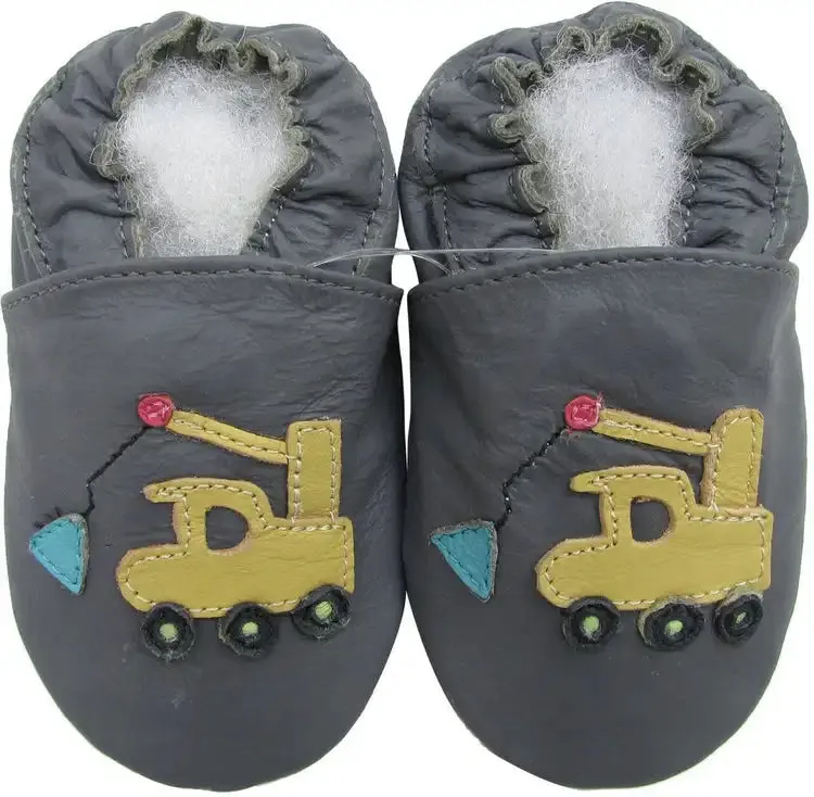 Sheepskin Leather Baby Shoes by Carozoo