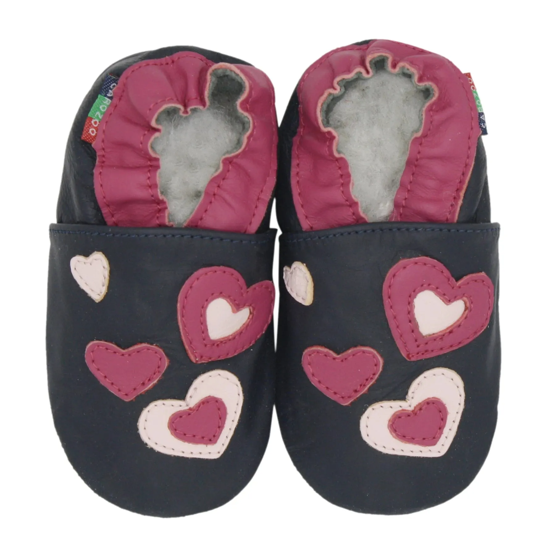 Sheepskin Leather Baby Shoes by Carozoo