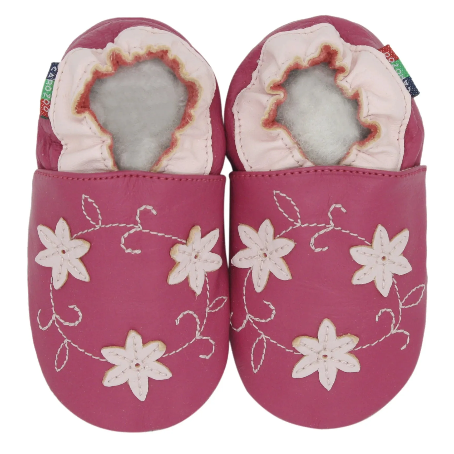 Sheepskin Leather Baby Shoes by Carozoo