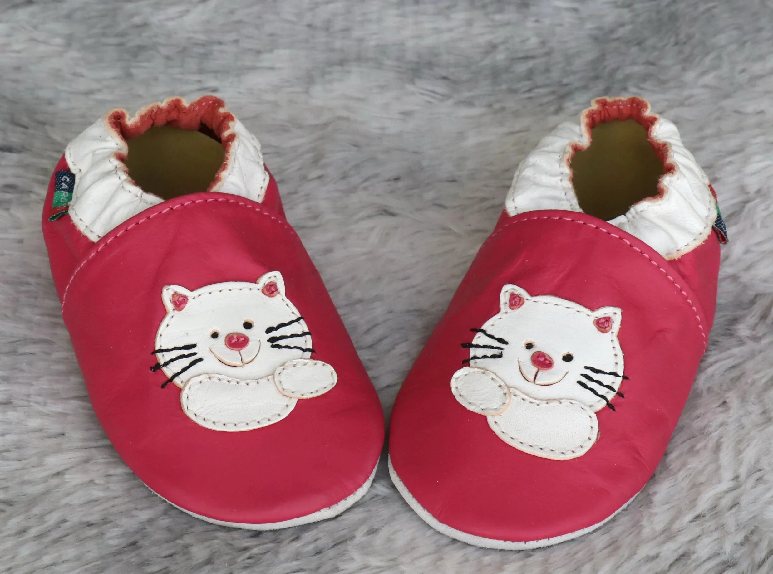 Sheepskin Leather Baby Shoes by Carozoo