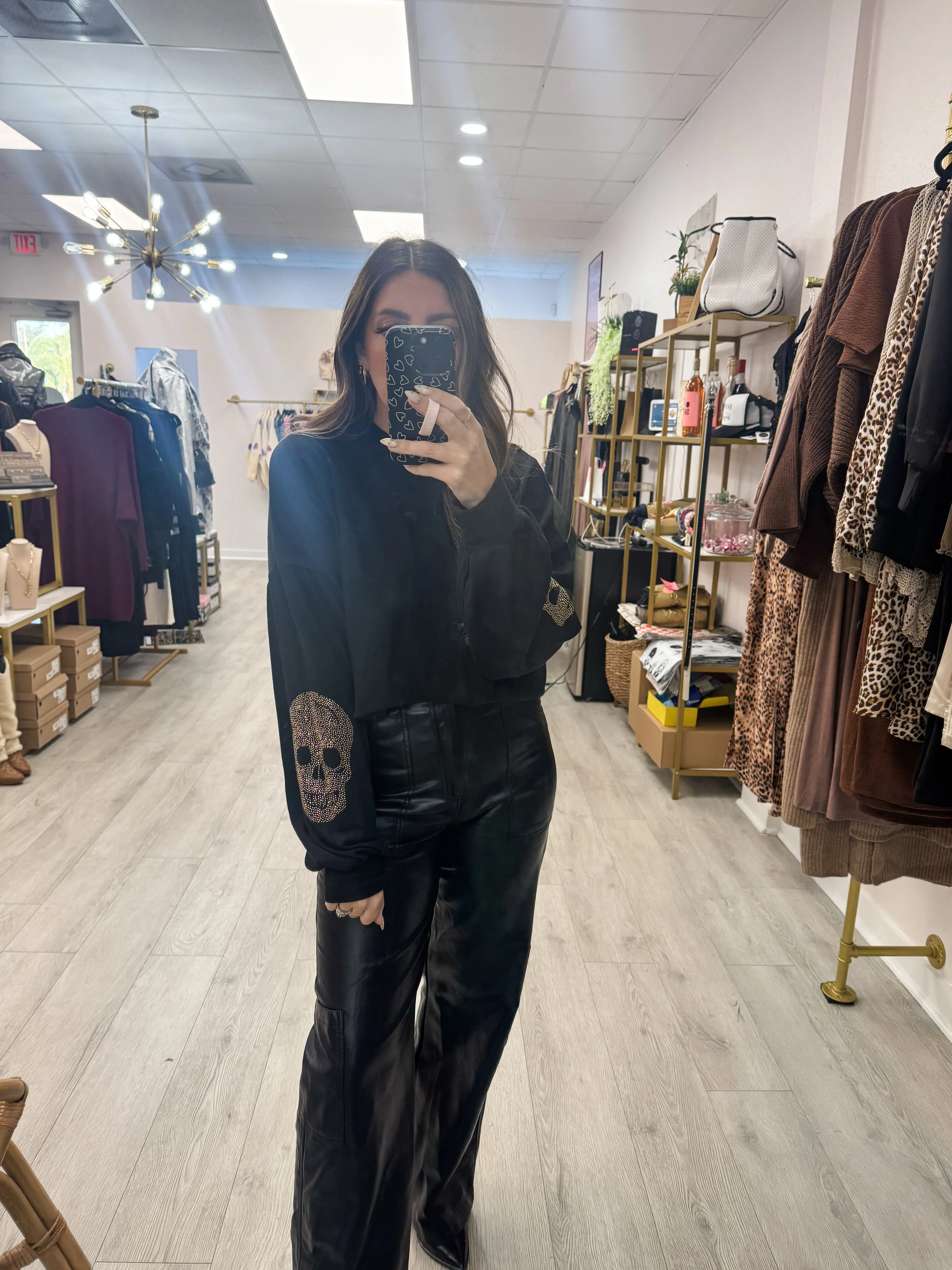 Stud Skull Top