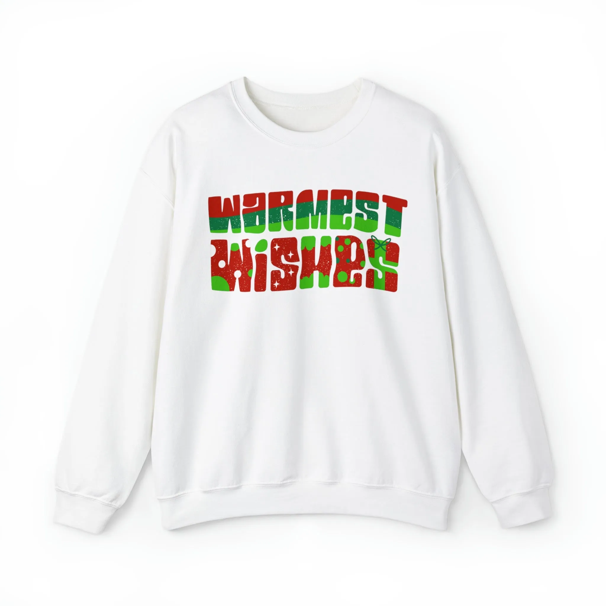 Warmest Wishes Women's Red and Green Sweatshirt