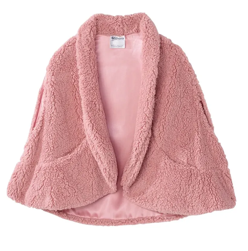 Women's Adaptive Wheelchair Cape Plush Shawl